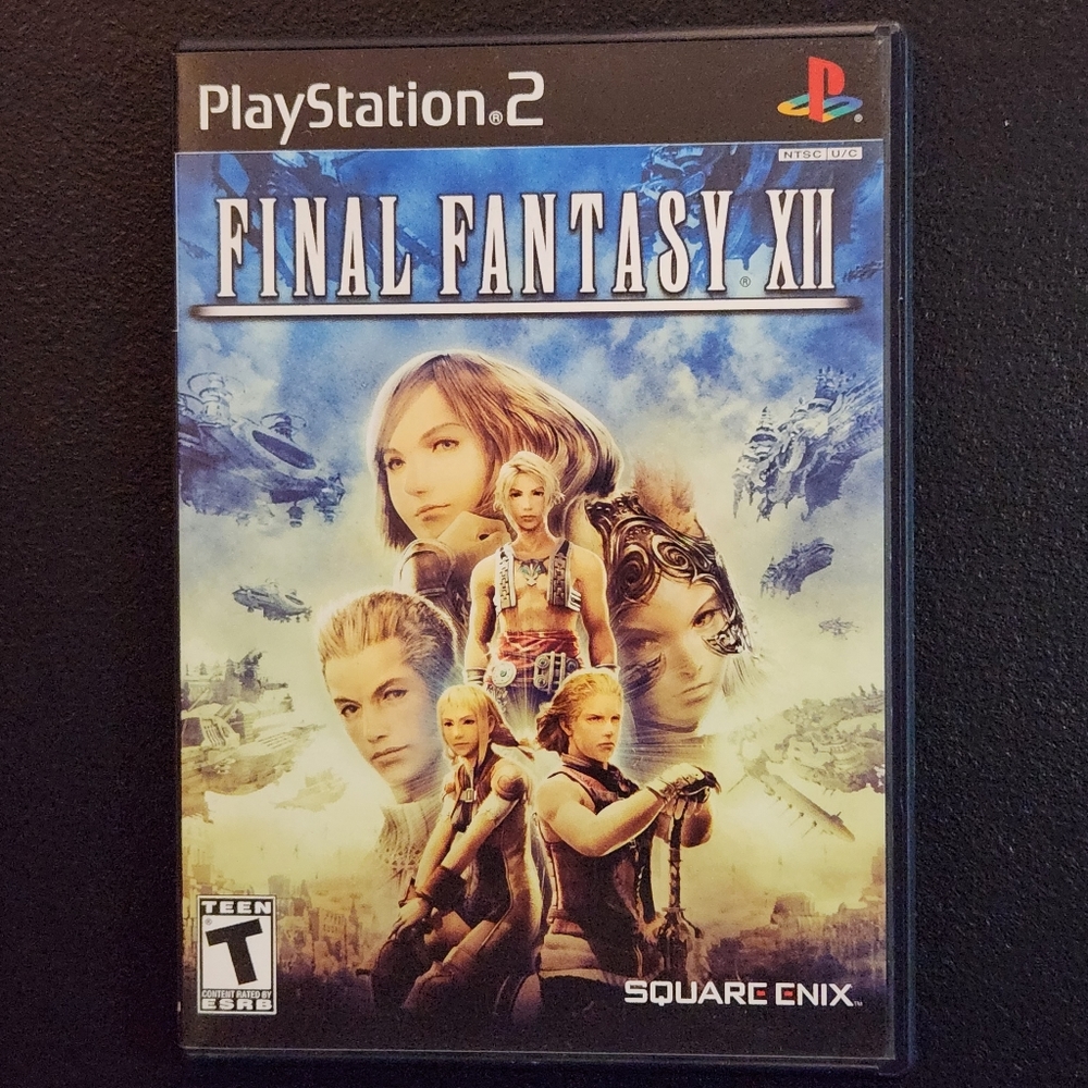 Final Fantasy 12 (Sony PlayStation 2 PS2 2006) Black Label CIB Vtg Video Game